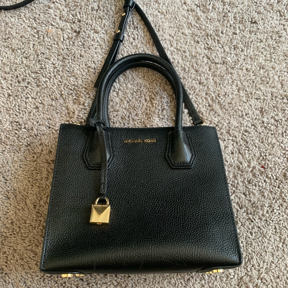 Michael Kors Black Leather Purse